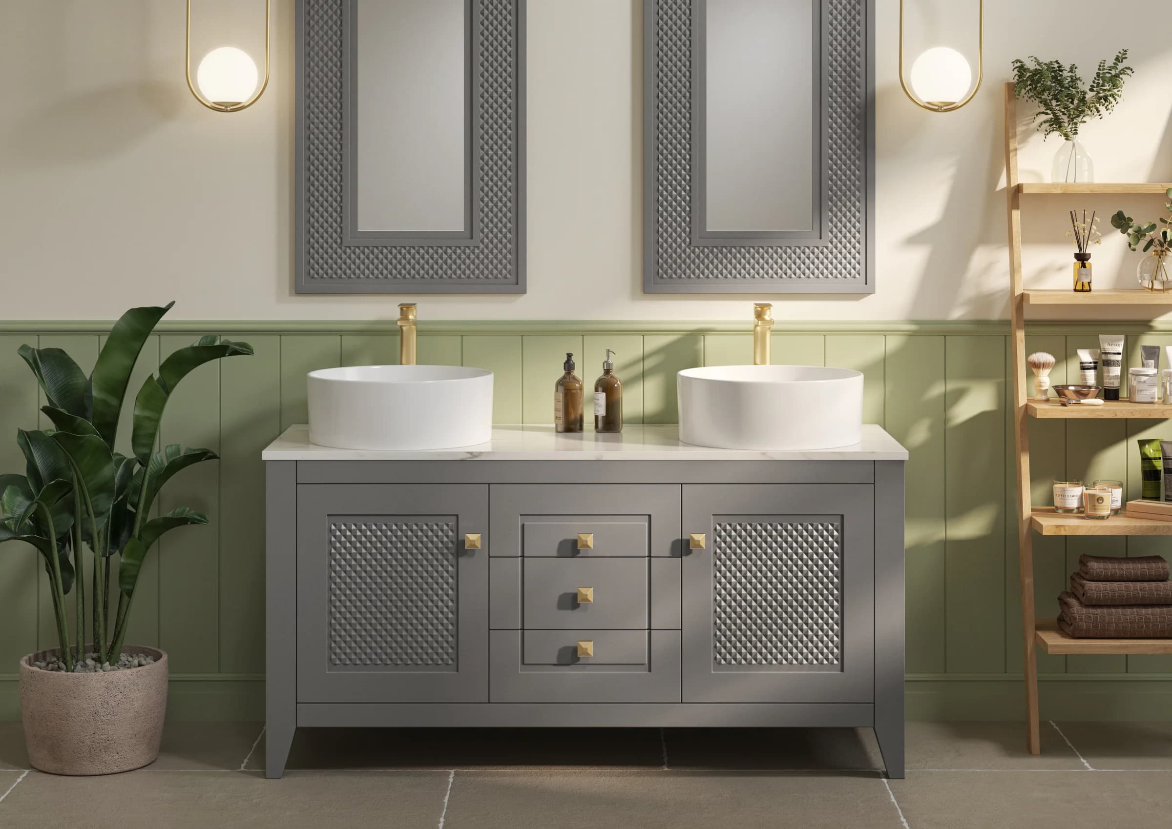 Bathroom Furniture Finish CGI System by Cesma Studio