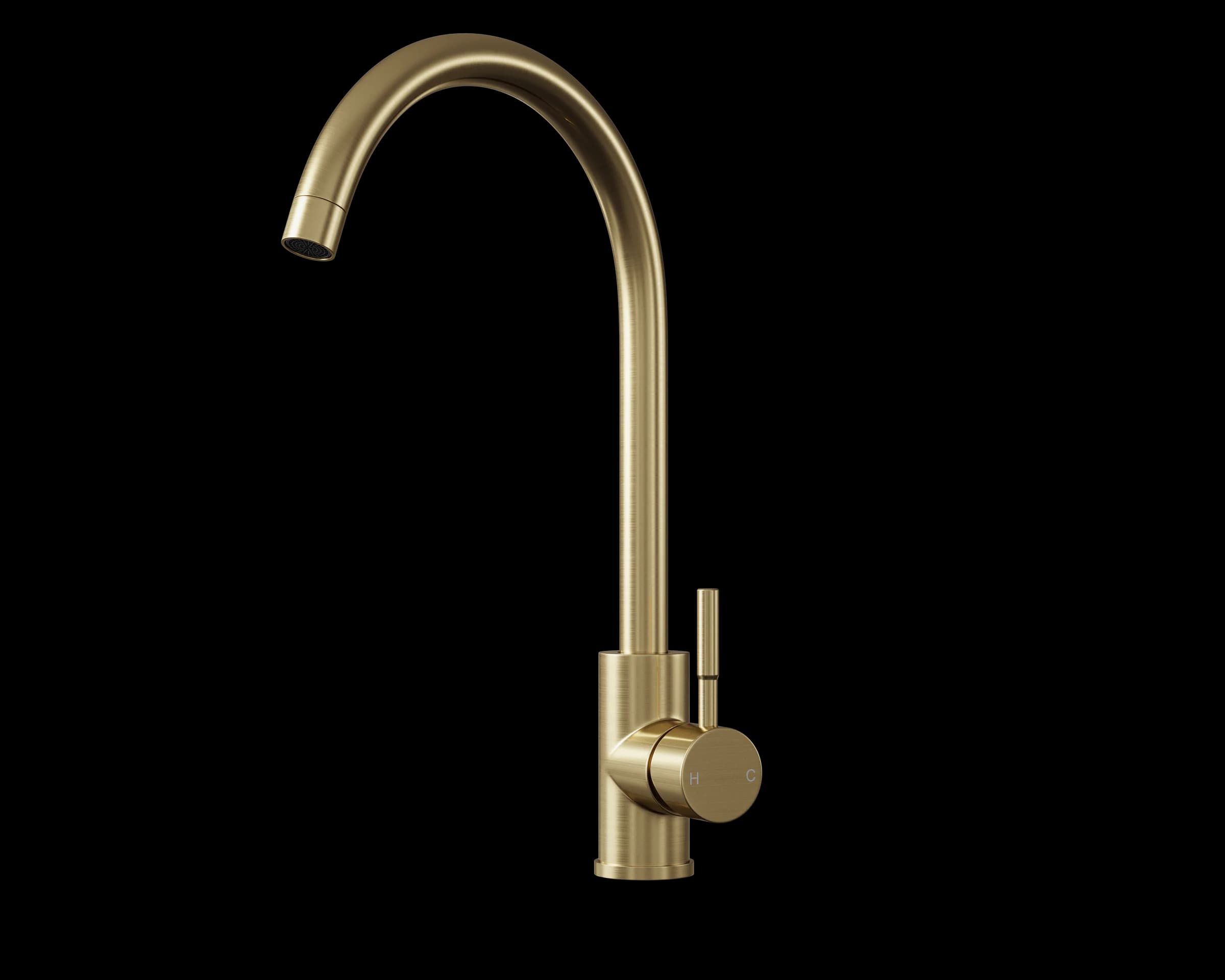 Swan-Neck Kitchen Mixer Finish Range by Cesma Studio