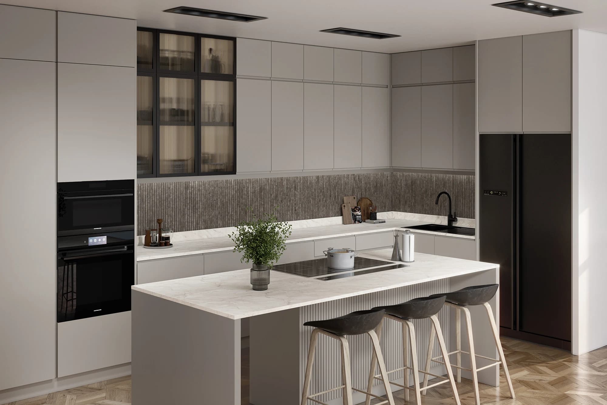 Modern Kitchen Finish CGI by Cesma Studio