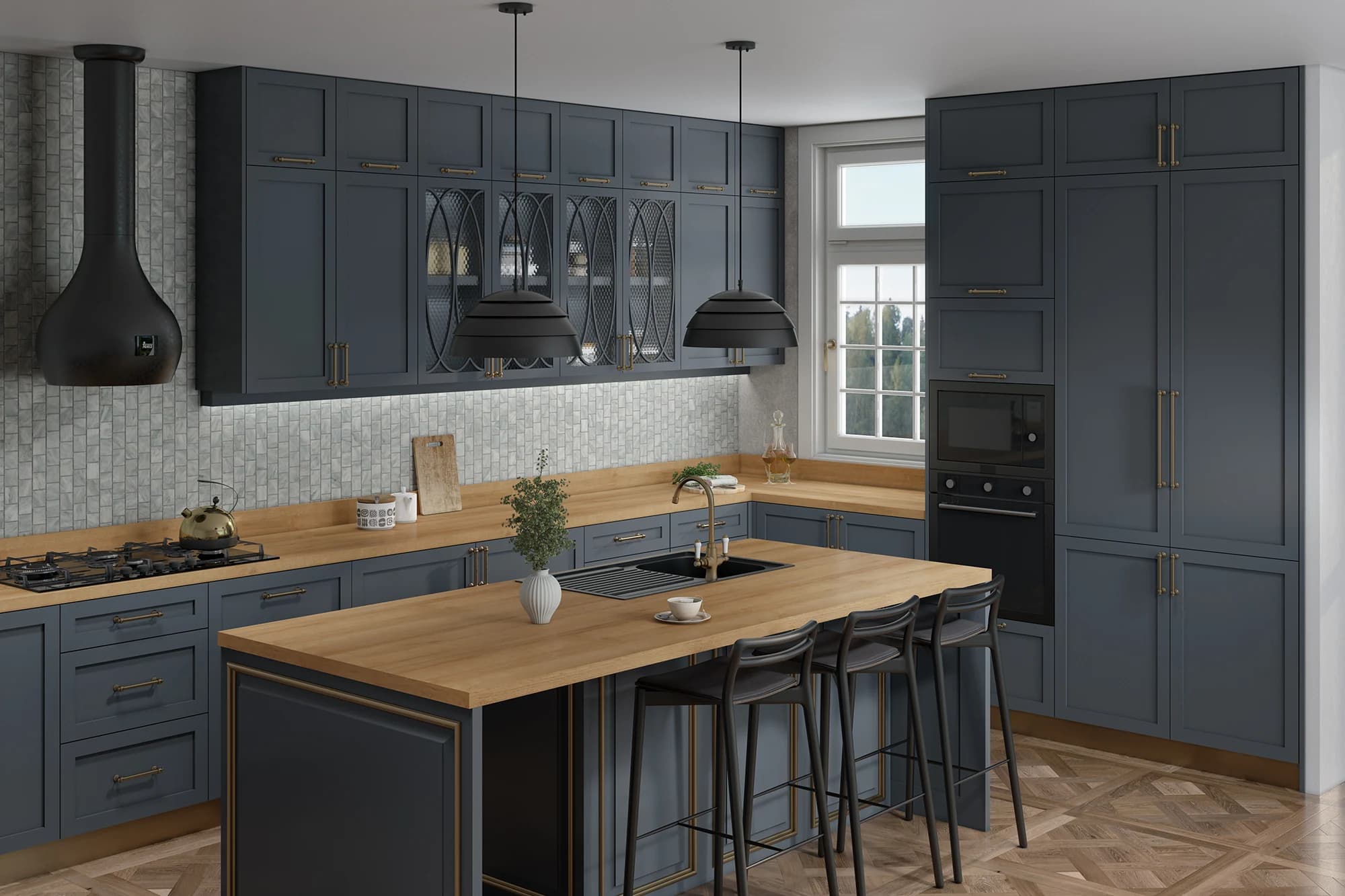 Traditional Kitchen Product CGI by Cesma Studio