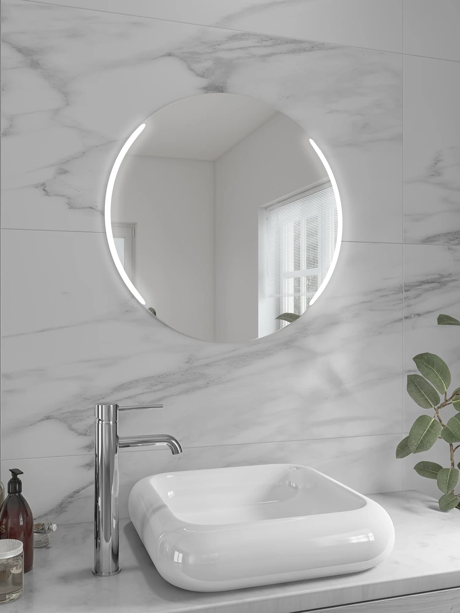 Oval Mirror Product CGI by Cesma Studio