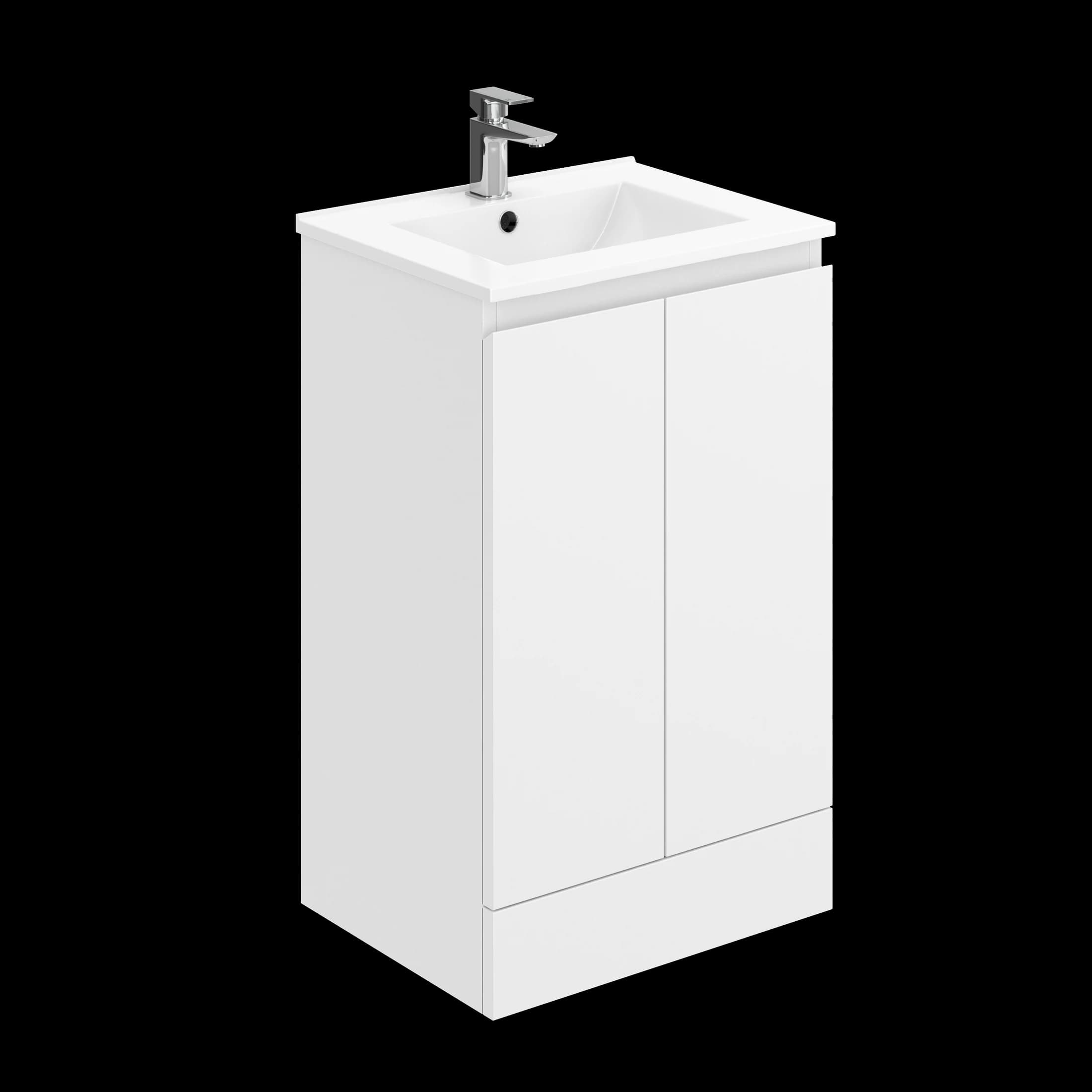 Bathroom wall unit presented as a consistent catalogue product CGI view