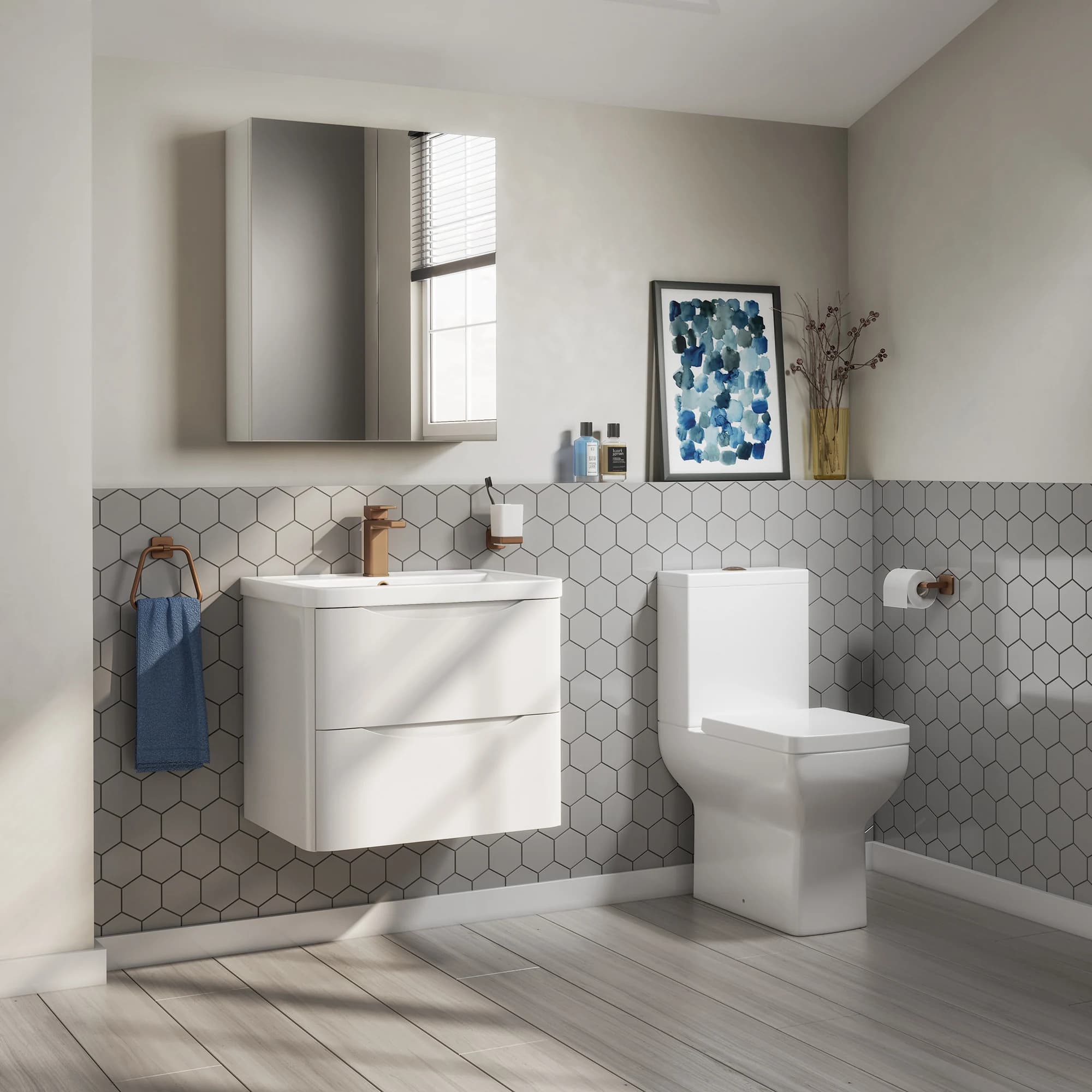 Bathroom Wall Unit Product CGI by Cesma Studio