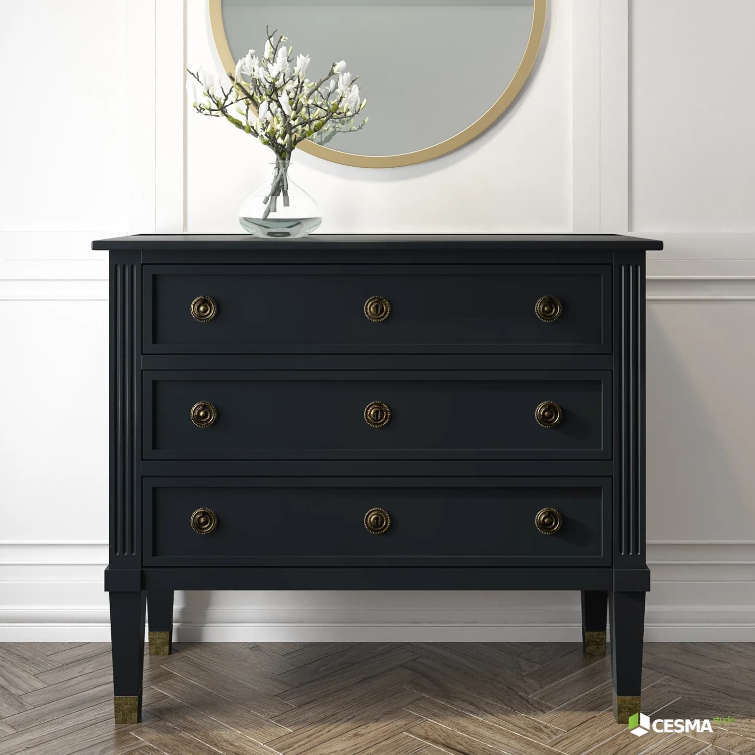 Chest of Drawers Product CGI by Cesma Studio